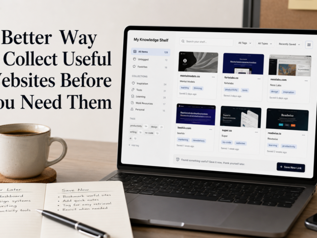Featured image for A Better Way to Collect Useful Websites Before You Need Them