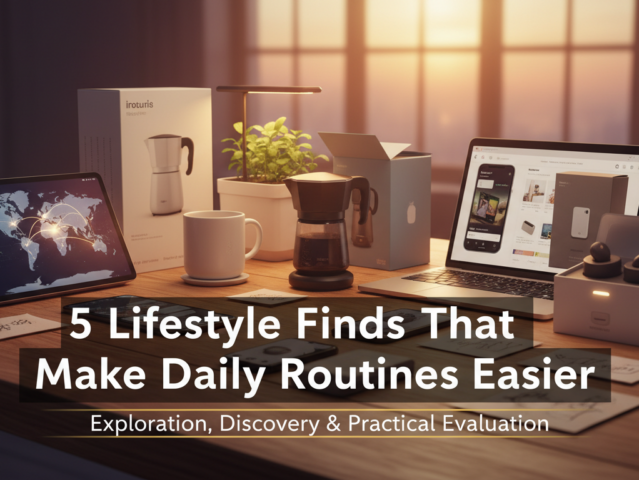 An organized desk with a plant, a smart notebook, and soft morning light, symbolizing ease in daily routines.