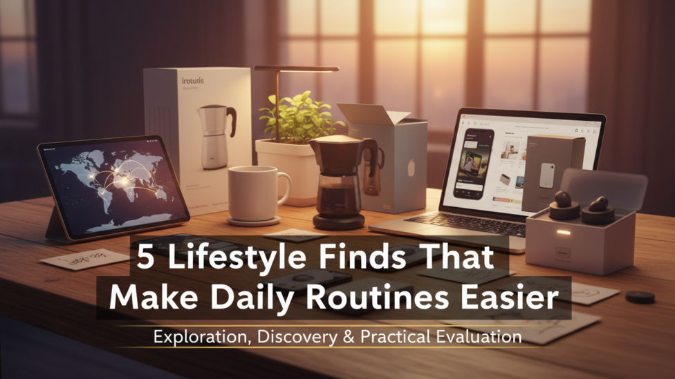 An organized desk with a plant, a smart notebook, and soft morning light, symbolizing ease in daily routines.