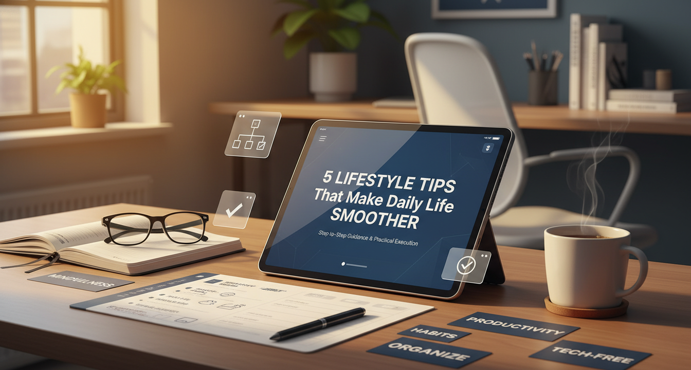Editorial featured image for 5 Lifestyle Tips That Make Daily Life Smoother