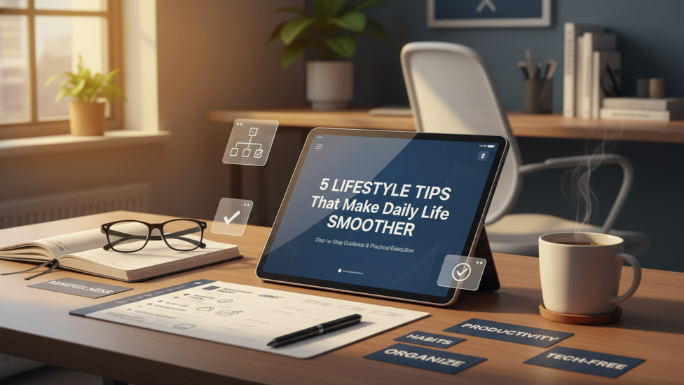 Editorial featured image for 5 Lifestyle Tips That Make Daily Life Smoother