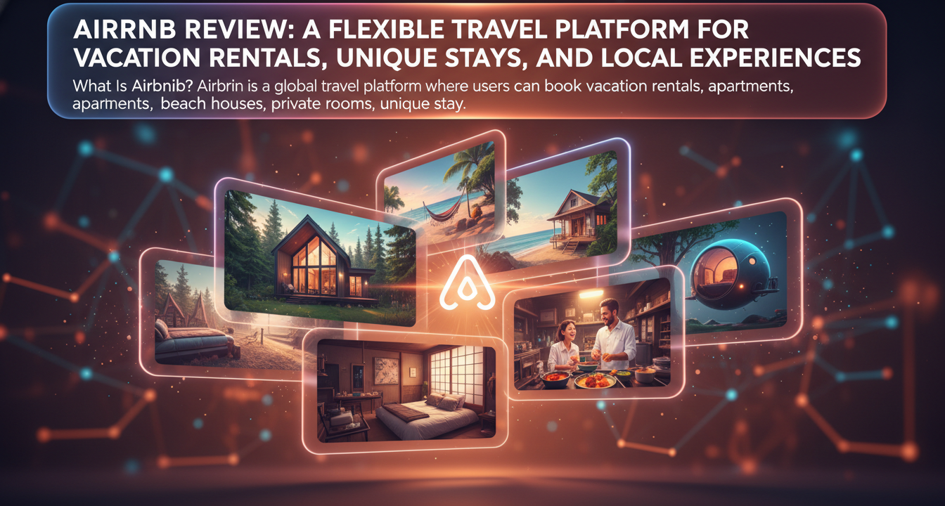 Editorial featured image for Airbnb Review: A Flexible Travel Platform for Vacation Rentals, Unique Stays, and Local Experiences