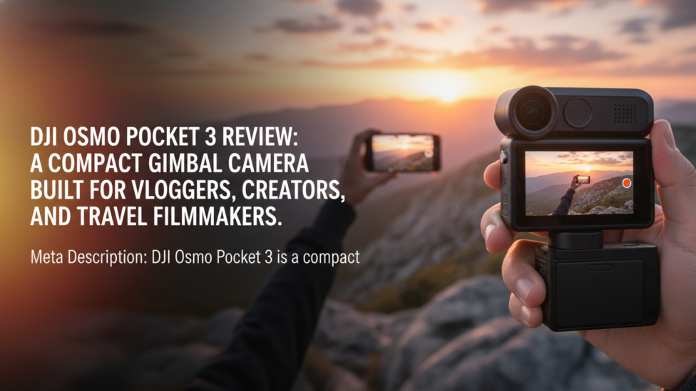 Editorial featured image for DJI Osmo Pocket 3 Review: A Compact Gimbal Camera Built for Vloggers, Creators, and Travel Filmmakers