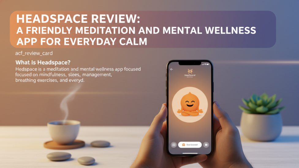 Editorial featured image for Headspace Review: A Friendly Meditation and Mental Wellness App for Everyday Calm