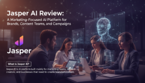 Editorial featured image for Jasper AI Review: A Marketing-Focused AI Platform for Brands, Content Teams, and Campaigns