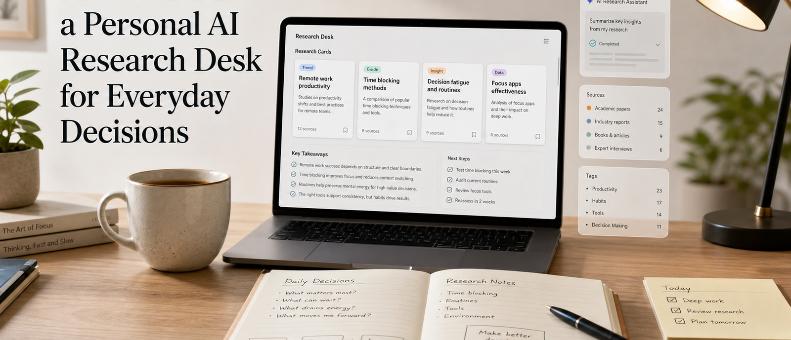 Featured image for How to Build a Personal AI Research Desk for Everyday Decisions