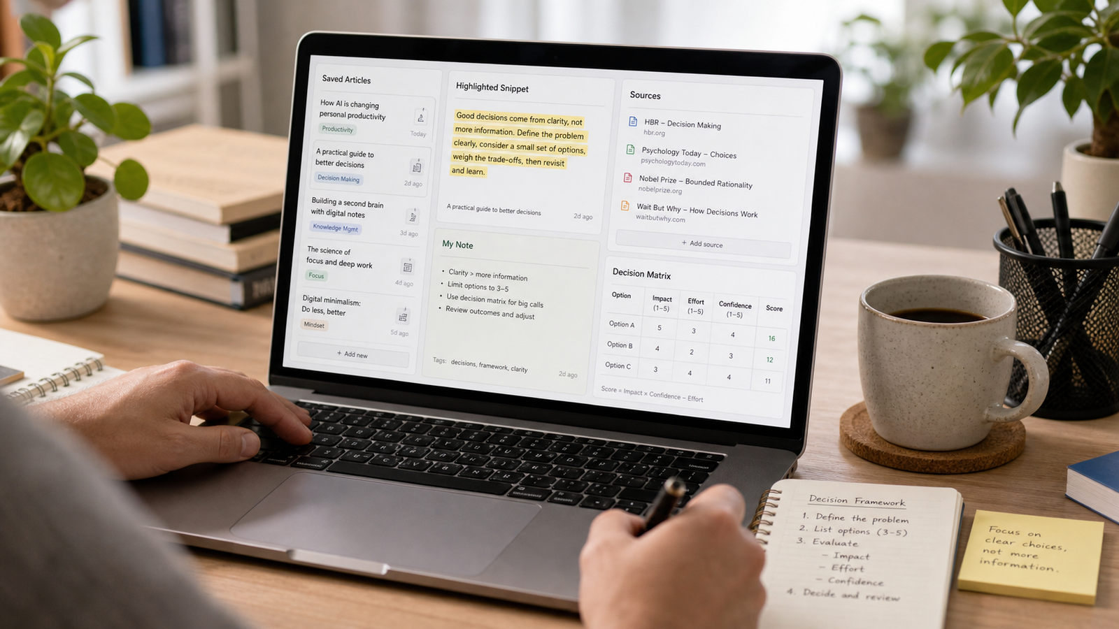 Supporting image 1 for How to Build a Personal AI Research Desk for Everyday Decisions