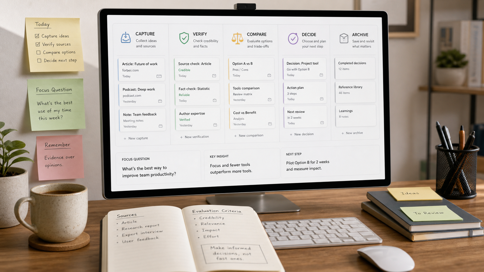 Supporting image 2 for How to Build a Personal AI Research Desk for Everyday Decisions