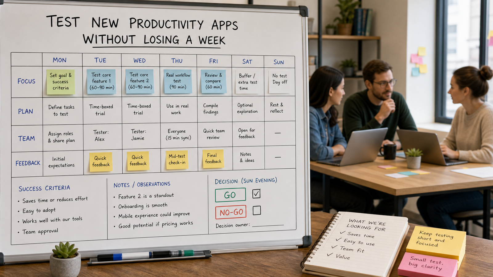 Supporting image 2 for The Small-Team Guide to Testing New Productivity Apps Without Losing a Week