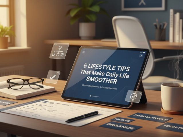 Editorial featured image for 5 Lifestyle Tips That Make Daily Life Smoother