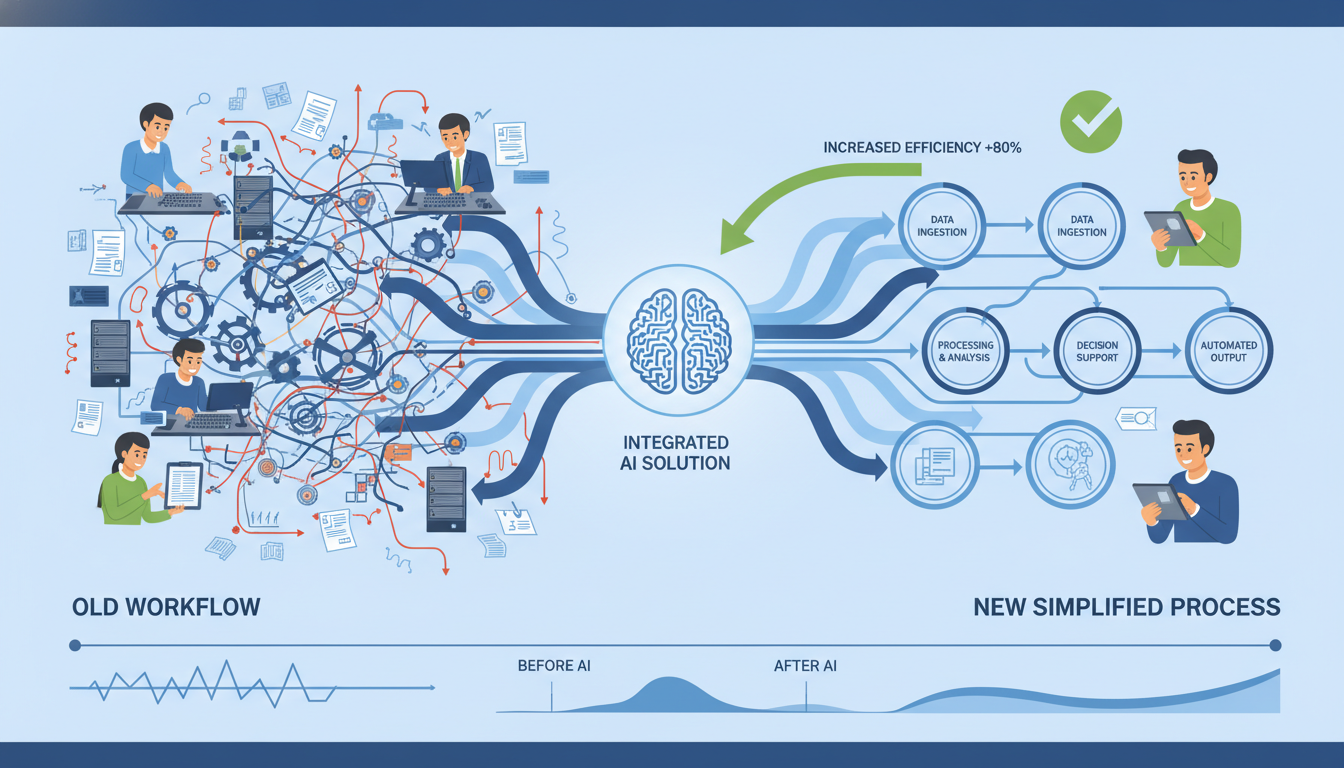 People evaluating AI concepts with a structured approach. supporting image 1