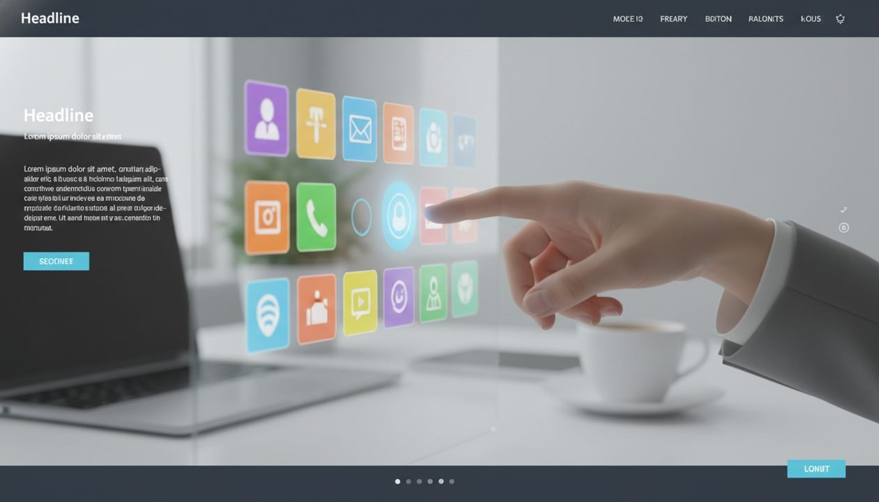 Hand selecting a digital tool icon from many, symbolizing careful evaluation.