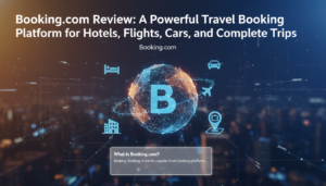 Editorial featured image for Booking.com Review: A Powerful Travel Booking Platform for Hotels, Flights, Cars, and Complete Trips