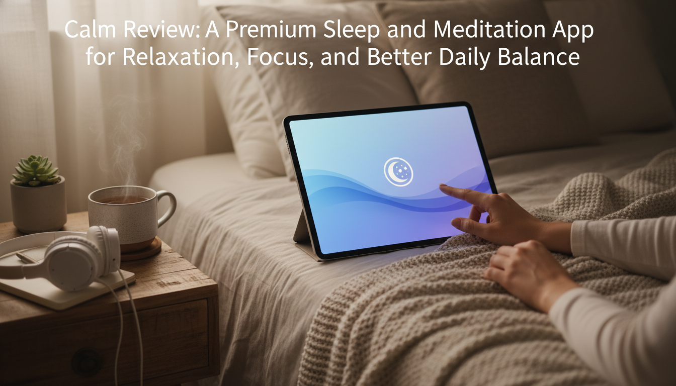 Editorial featured image for Calm Review: A Premium Sleep and Meditation App for Relaxation, Focus, and Better Daily Balance image 1