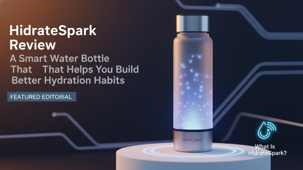 Editorial featured image for HidrateSpark Review: A Smart Water Bottle That Helps You Build Better Hydration Habits