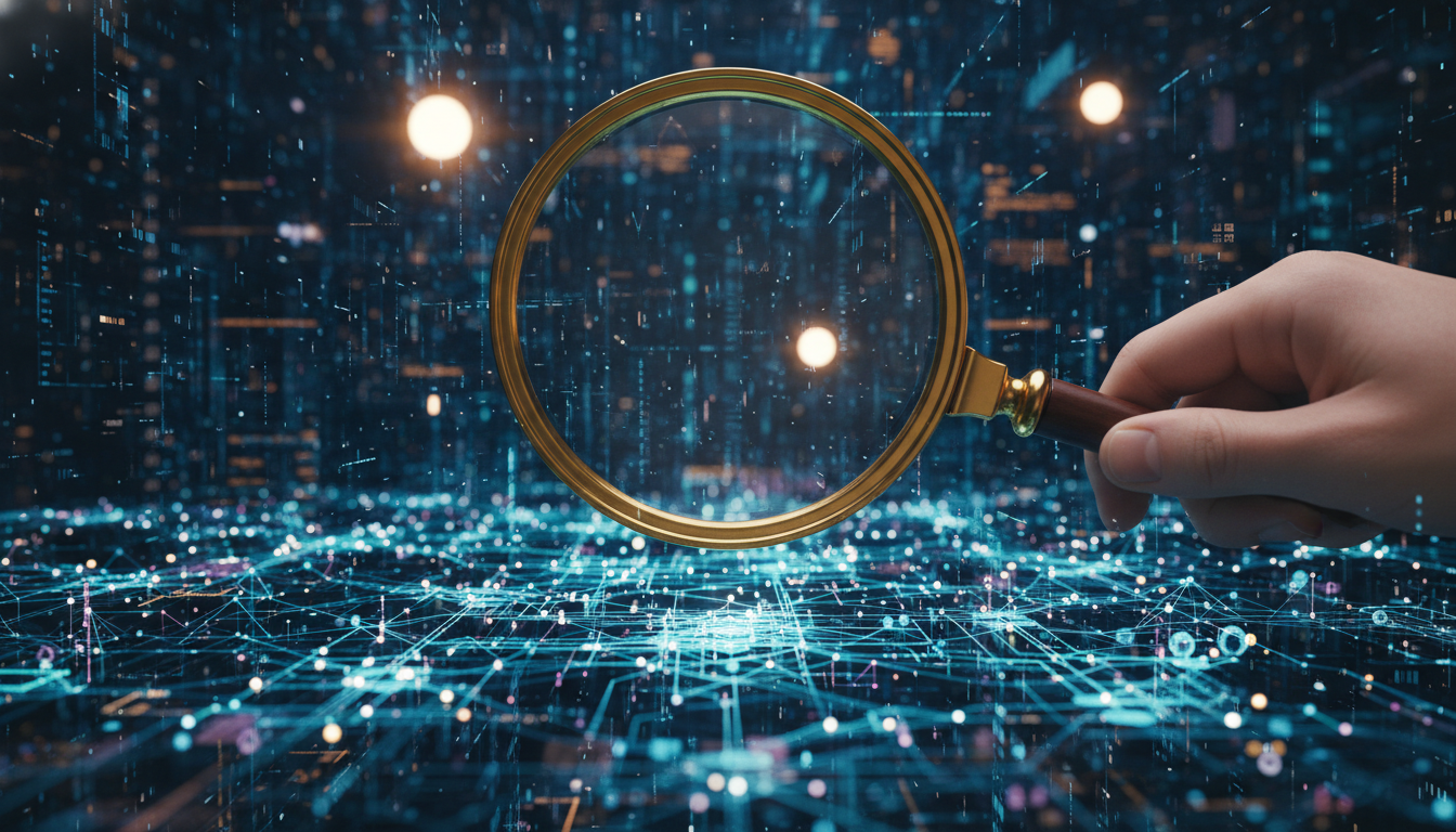 A visually striking image depicting small, powerful digital platforms as glowing, interconnected nodes, symbolizing their impact and hidden strength in a vast digital landscape. supporting image 1