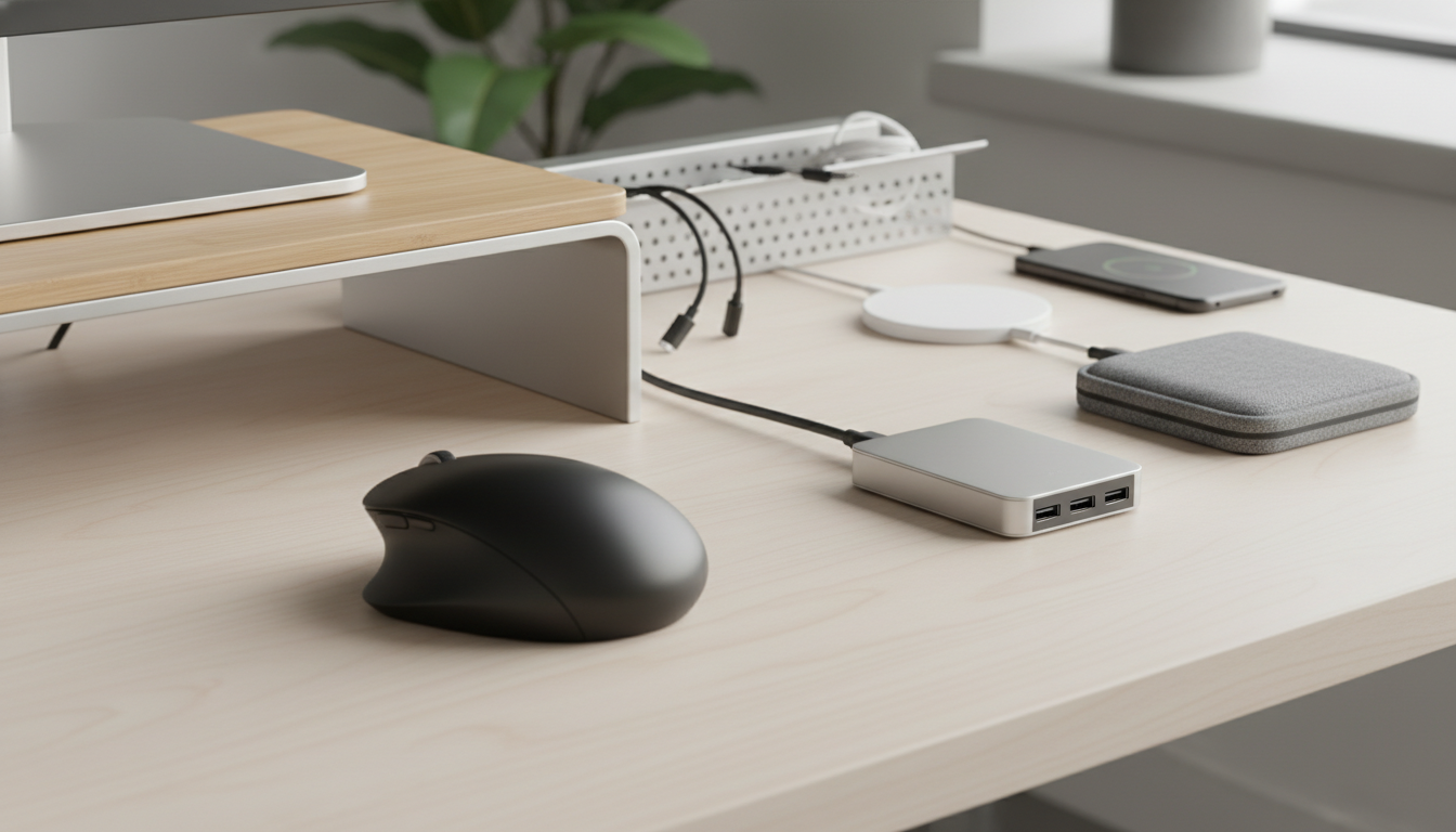 A diverse group of people using modern tools and gadgets, representing creators and everyday users discovering useful viral finds for productivity and well-being. supporting image 1