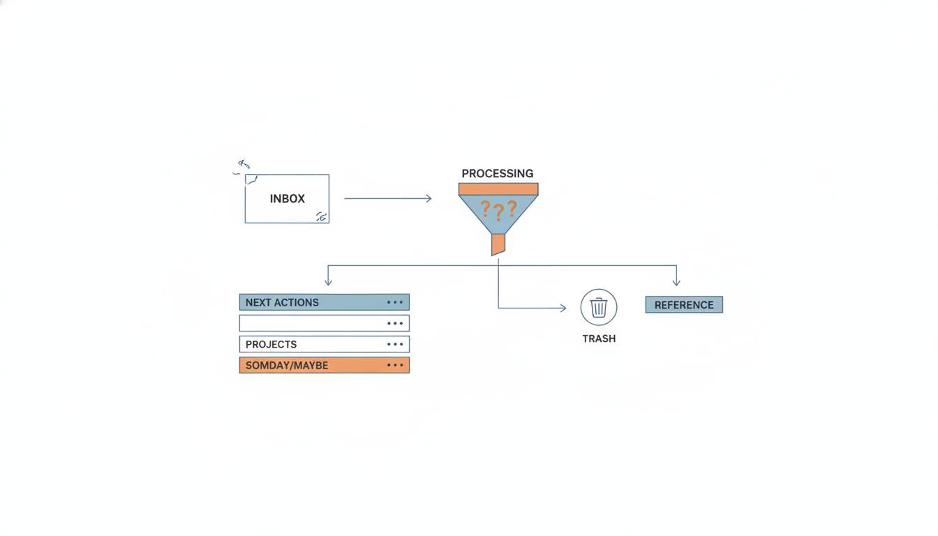 Various individuals effectively managing tasks using different productivity methods, symbolizing real-world application of useful systems. supporting image 1