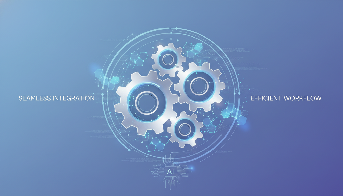 Abstract digital bridge symbolizing clarity and utility in AI, with the article title integrated. supporting image 1