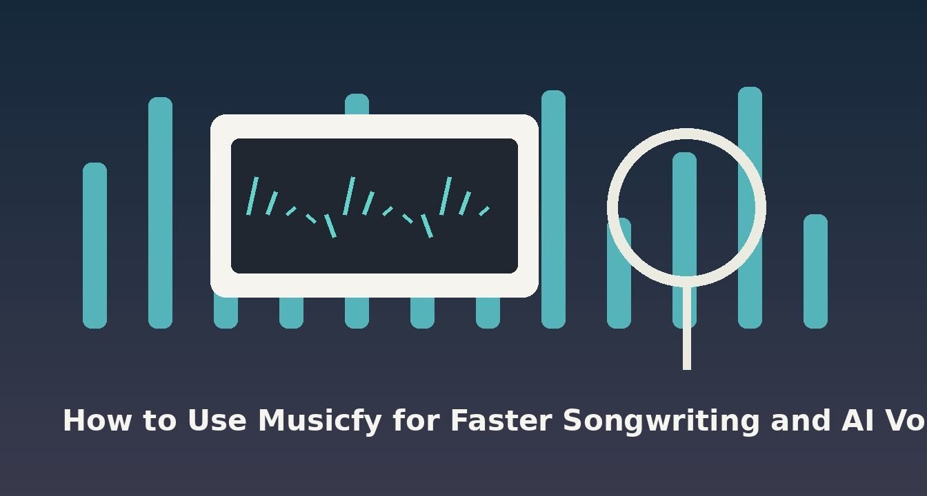 songwriter workspace for AI voice demos and Musicfy workflow