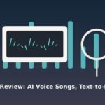 Musicfy AI music review studio desk with microphone and waveform interface