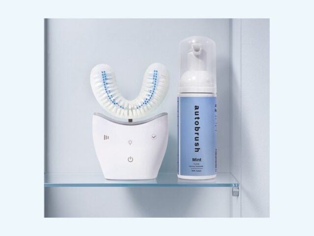 Autobrush Sonic Pro Bundle U-shaped electric toothbrush and foam toothpaste