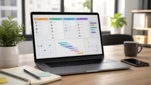 monday.com project management and workflow automation software review featured image