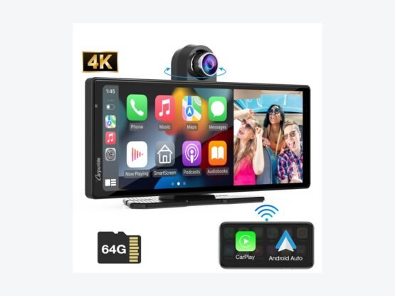 Carpuride portable CarPlay and Android Auto dashboard screen