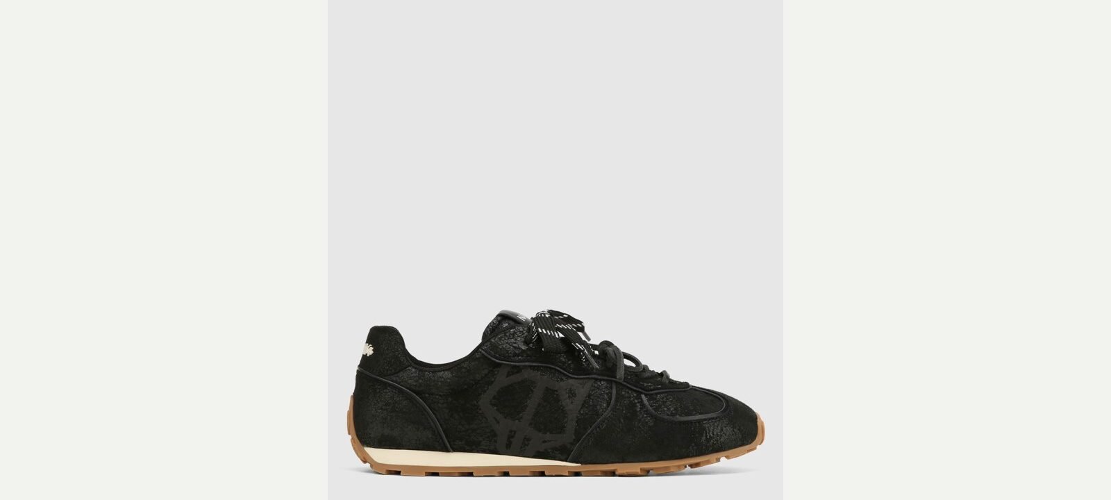 Naked Wolfe black leather statement sneaker
